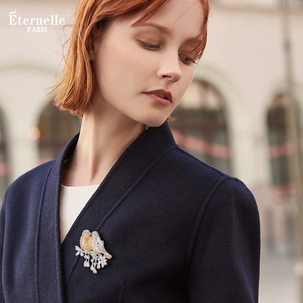 French eternelle original design high-grade brooch